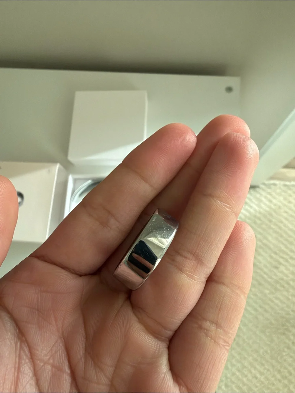 Oura Silver 8 Gray + 2 Charging Cables